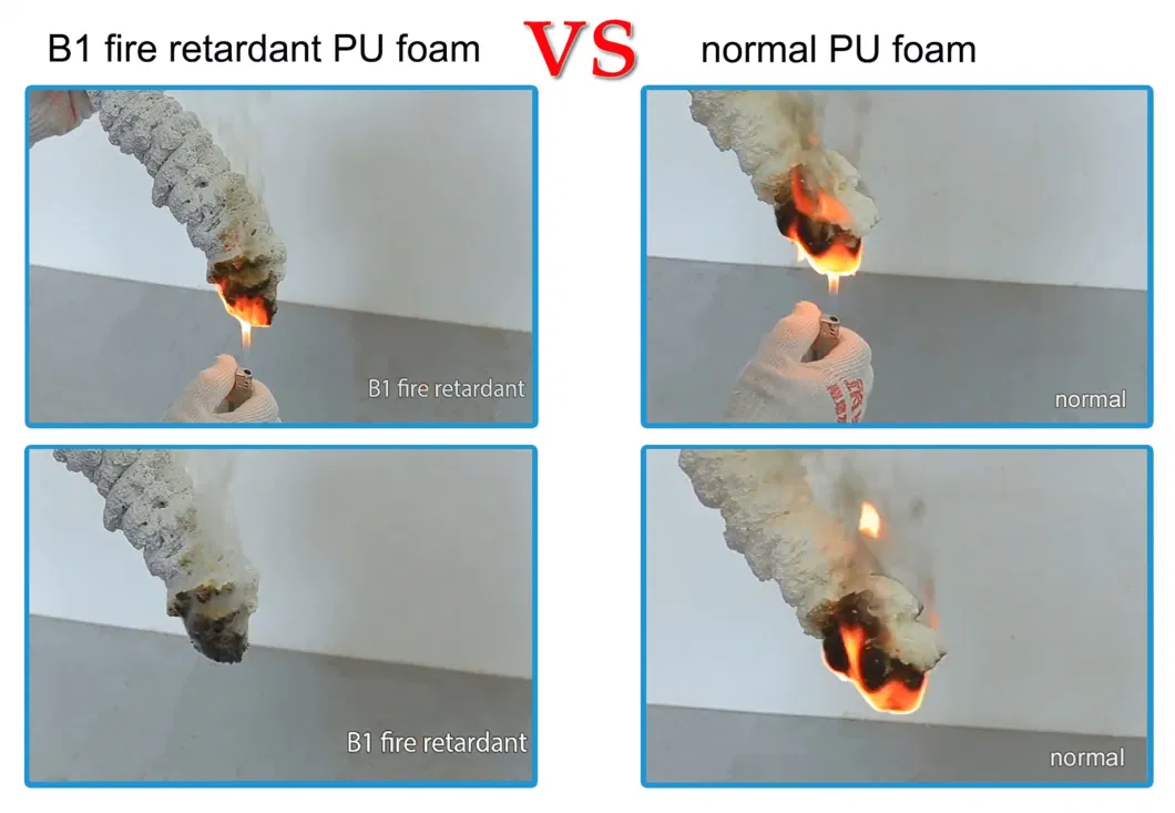 750ml Fire Retardant Rigid Structure Gap Filler PU Foam